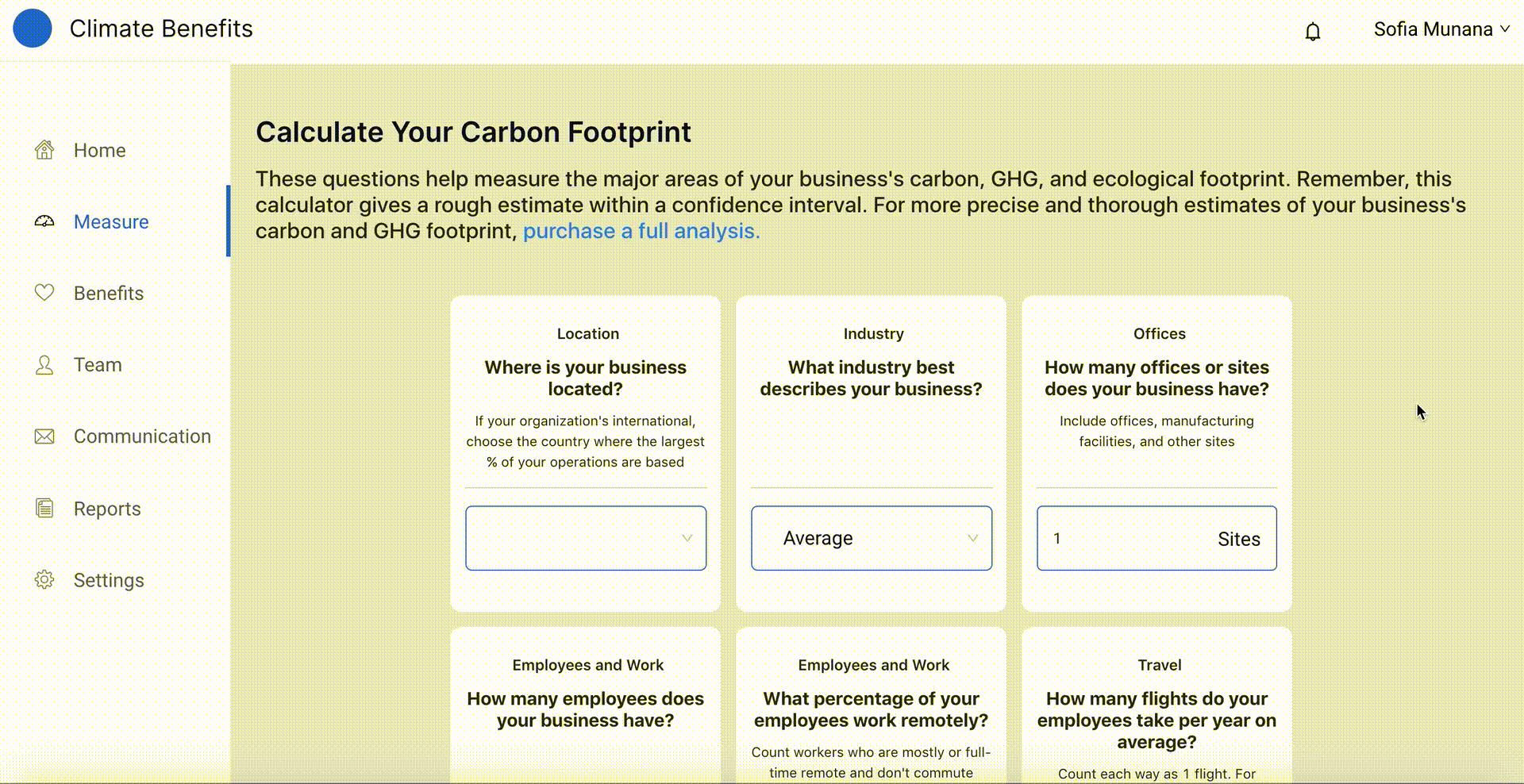 Carbon Footprint Calculator